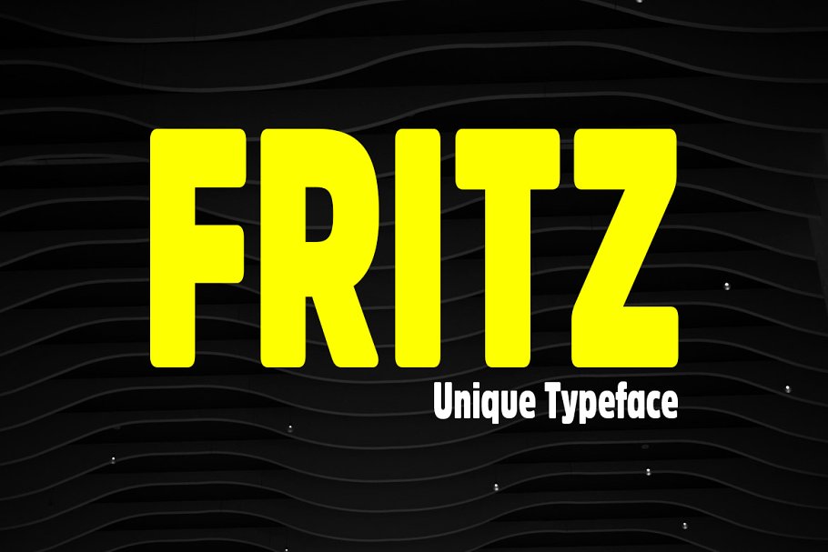 Пример шрифта Fritz